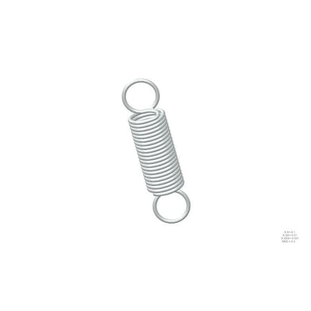 Approved Vendor Extension Spring, O=1.000, L= 4.00, W= .105 G309968022